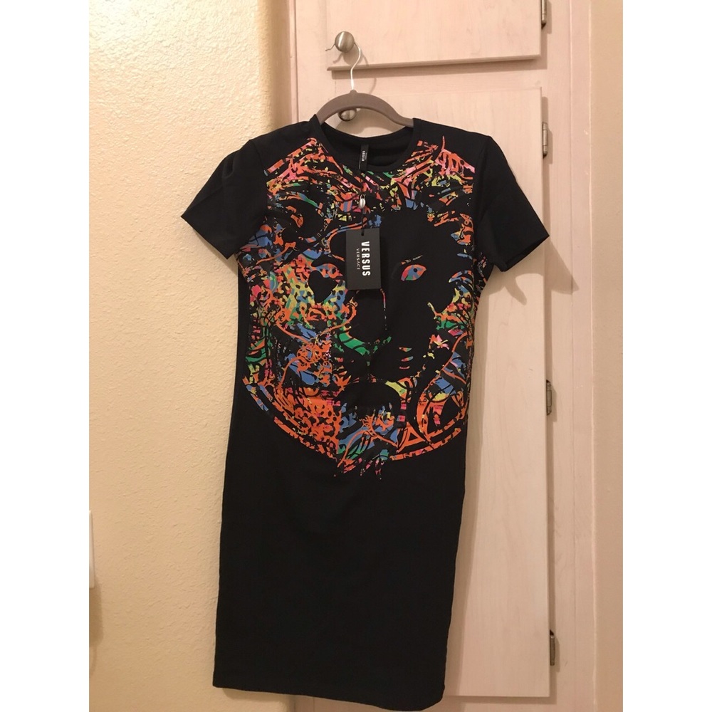 Versus by Versace black mini dress